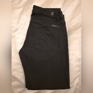 7 For All Mankind Black Jeans